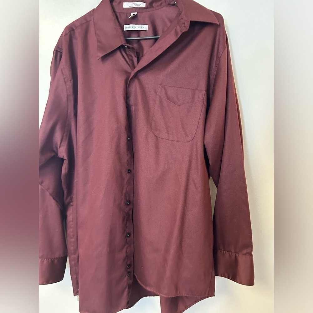 Geoffrey Beene classic button down shirt